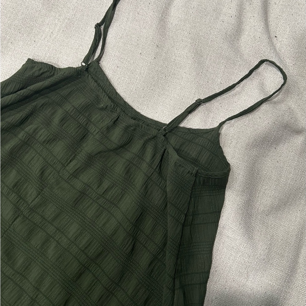 Dark Green Strappy Dress